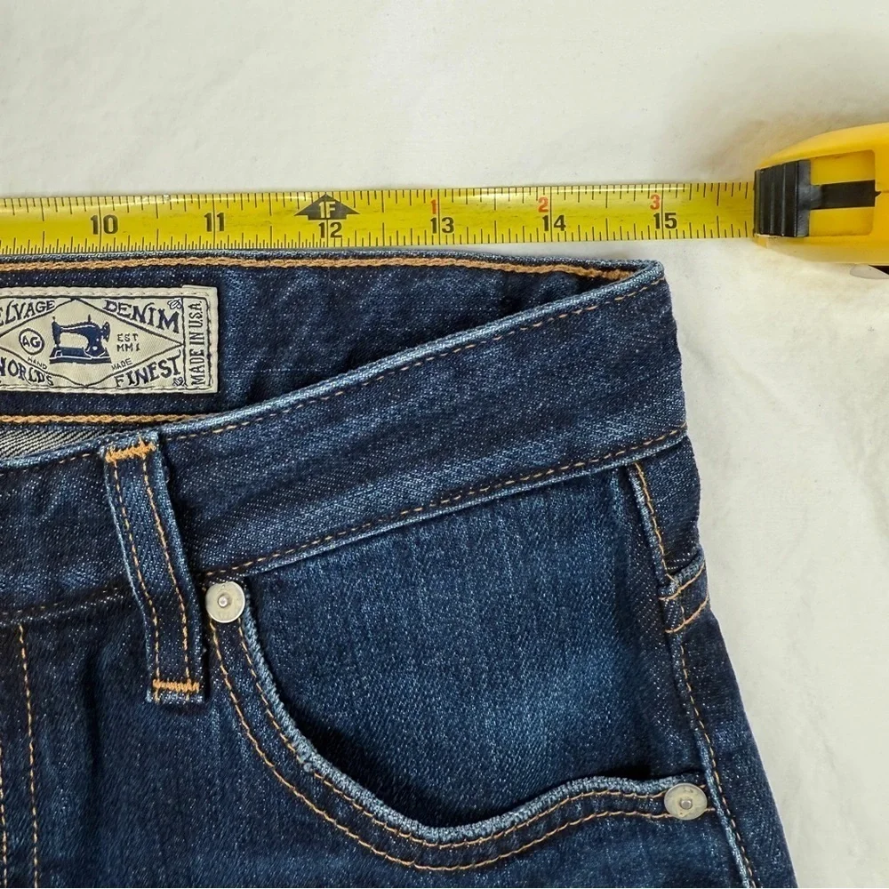 AG Alexxis Slim Jeans Yokohama Japan Red Line Selvedge Size 28
